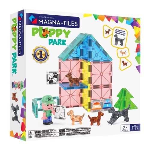 MAGNA-TILES mágneses szett - Kutyuspark 27 db
