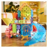 MAGNA-TILES mágneses szett - Állatos játszóház 50 db