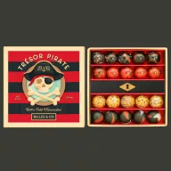   Billes & Co üveggolyó szett - small box - Little Pirate Treasure