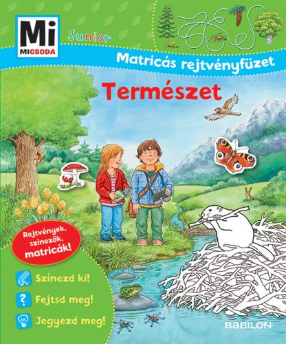 Mi MICSODA Junior Matricás rejtvényfüzet – Természet