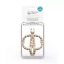 Matchstick Monkey Rágózsiráf 11 cm-es barna foltos szilikon rágóka