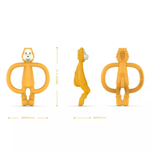 Matchstick Monkey rágoszlán és oroszlános plüss szett