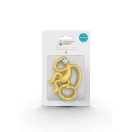 Matchstick Monkey Mini Monkey Teether sárga színű csomagolása