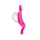 Matchstick Monkey pink rágóka oldalnézete a hajlékony karokkal