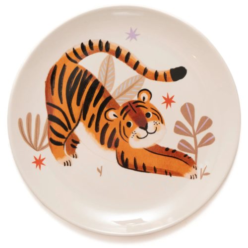 Petit monkey melamin lapostányér - Tigris