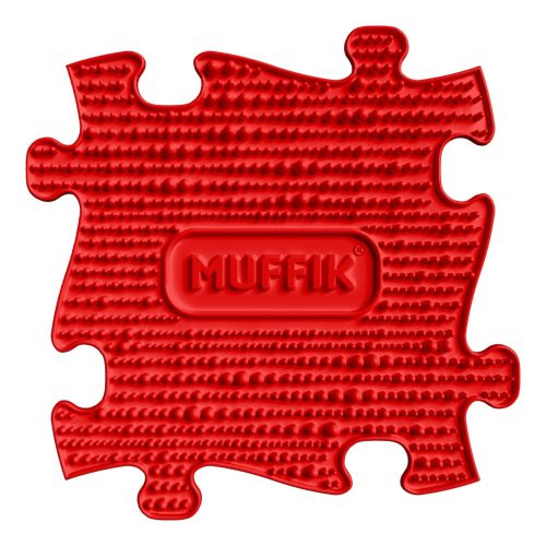Muffik puzzle piros - puha