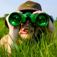   Djeco Kétcsövű zöld gyerektávcső - Special 40 Green Binocular with Case