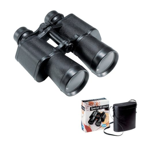 Djeco Kétcsövű fekete gyerektávcső tartozékokkal - Special 50 Black Binocular with Case