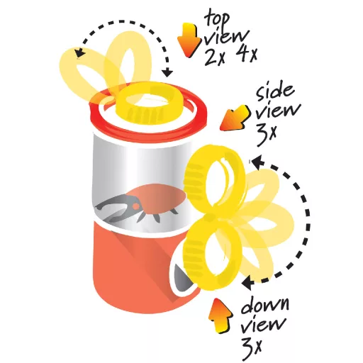 Djeco Három nézőszögű bogárvizsgáló - Triple Bug Viewer – 3 way