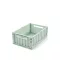 Liewood Weston M méretű nyitott játéktároló kosár Light peppermint menta színben