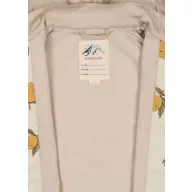 Konges Sløjd softshell esőszett Lemon citromos mintával kabát és kantáros nadrág