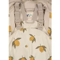 Konges Sløjd softshell esőszett Lemon citromos mintával kabát és kantáros nadrág