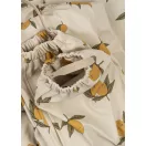 Konges Sløjd kétrészes softshell esőszett Lemon citrom mintával, dzseki és kantáros nadrág
