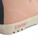 Liewood thermo bélelt gyerek gumicsizma Tuscany rose színben, cicás fülekkel és bajusszal