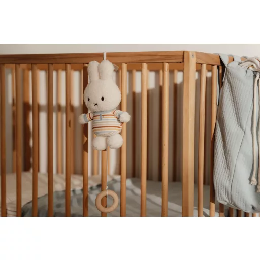 Little Dutch Miffy felhúzható zenélő babajáték - vintage csíkos