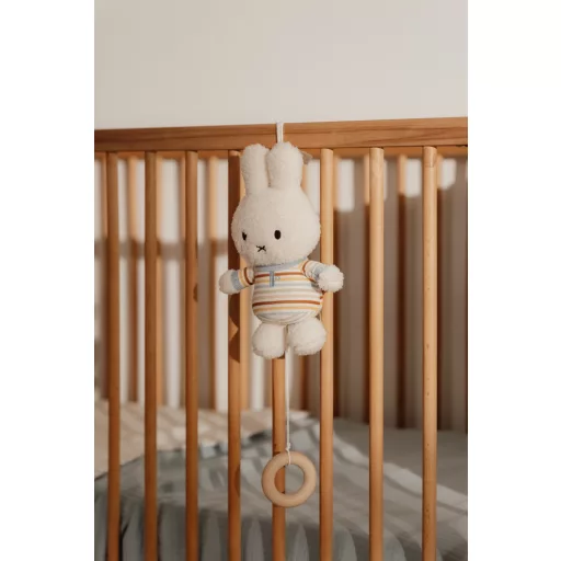 Little Dutch Miffy felhúzható zenélő babajáték - vintage csíkos
