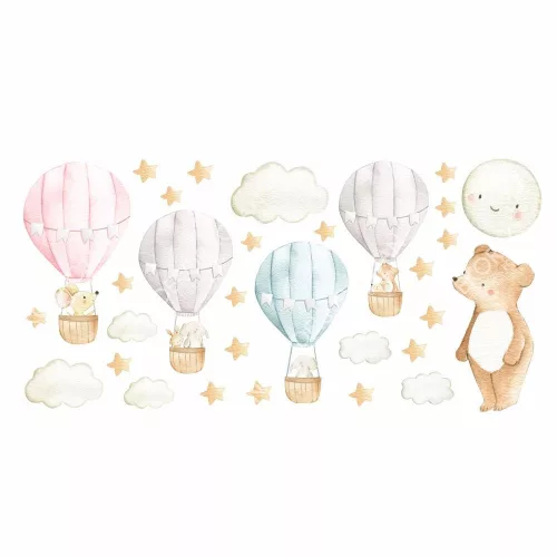 Gyerekszoba falmatrica - Álomhozó állatkák 2