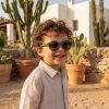 Olivio & Co polarizált gyerek napszemüveg 18-36 hó - Oval Cactus green