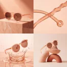 Olivio & Co polarizált gyerek napszemüveg 3-5 év - Fig pink