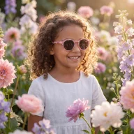   Olivio & Co polarizált gyerek napszemüveg 5-12 év - Floral reverie