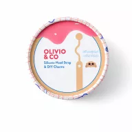Olivio & Co szilikon szemüvegpánt szett charmokkal - Beige