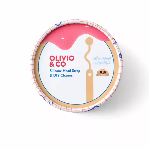 Olivio & Co szilikon szemüvegpánt szett charmokkal - Beige