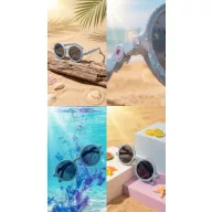   Olivio & Co polarizált baba napszemüveg 0-18 hó - Reef blue
