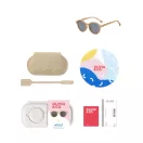 Olivio & Co polarizált felnőtt napszemüveg - Oval Sand Beige