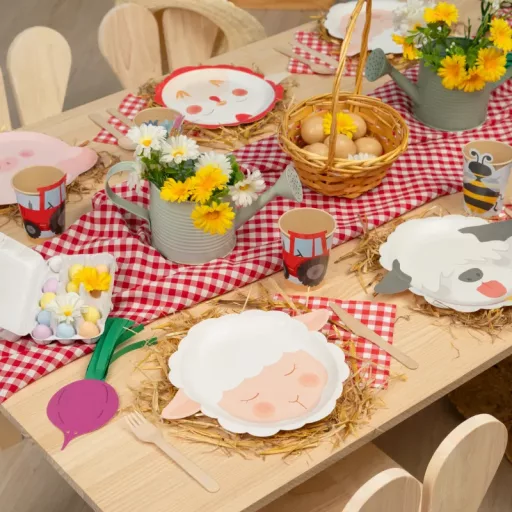Papírtányér - 6 db-os csomag - Little Farm