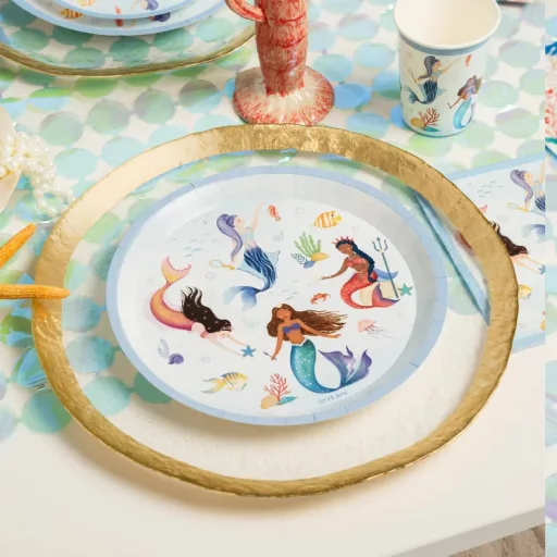 Papírtányér - 6 db-os csomag 23 cm - Sellős