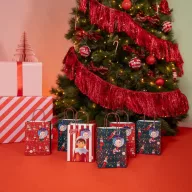 Karácsonyi ajándéktáska 26x10x32cm - Elf on the shelf