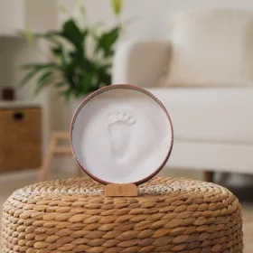   Petit Artichaut kéz- és lábnyomat készítő Baby Box kerek - Rainbow Terracotta