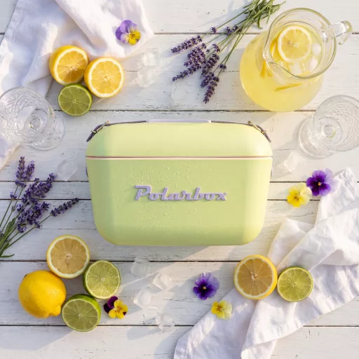 Polarbox hűtőtáska - Lime - Lila Pop 12L