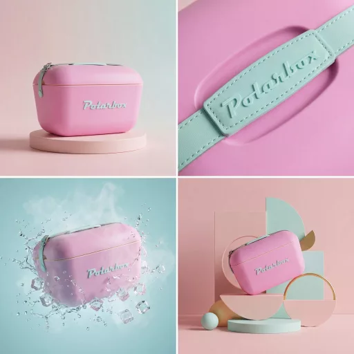Polarbox hűtőtáska - Bubblegum Pink - Mint Pop 12L