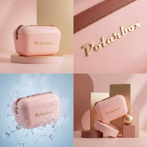 Polarbox hűtőtáska - Coral - Gold 20L