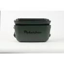 Polarbox 20L hűtődoboz félig nyitott állapotban, fekete belső peremmel