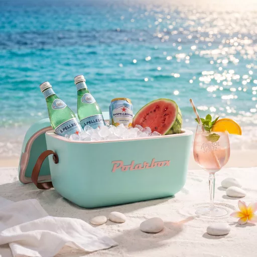 Polarbox hűtőtáska - Mint - Baby Rose 20L