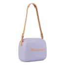 Polarbox Pop 6L lila retró hűtőtáska hosszúra állított, vállra akasztható hordozópánttal