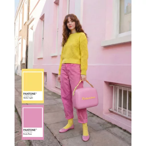 Polarbox hűtőtáska - Bubblegum Pink - Yellow Pop 6L