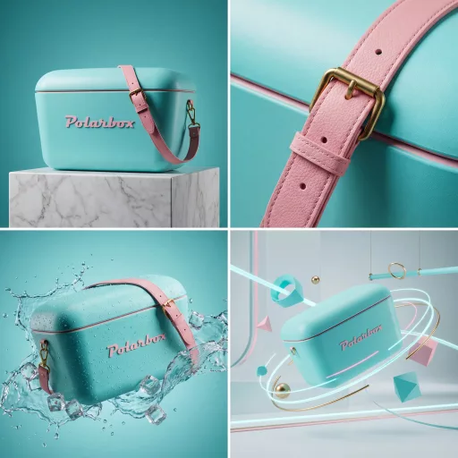 Polarbox hűtőtáska - Mint - Baby Rose 6L