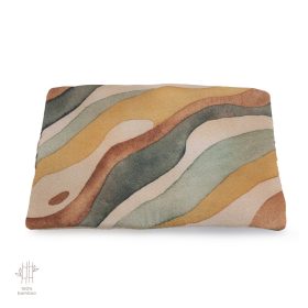 Makaszka bambusz gyerekpárna 40x60 cm - Szivárvány hegy