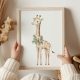 A4 poszter - Szafari - Zsiráf