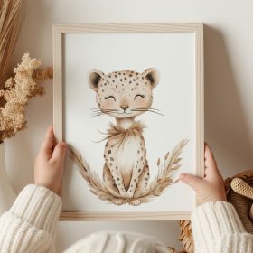 A4 poszter - Szafari - Leopárd