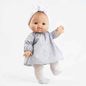   Paola Reina Gordi játék baba százszorszépes ruhában - Raky 34 cm