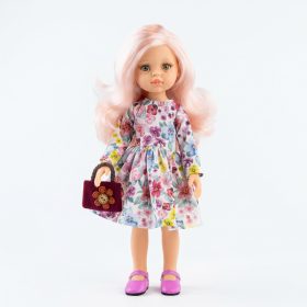 Paola Reina játék baba virágos ruhában - Rosa 32 cm