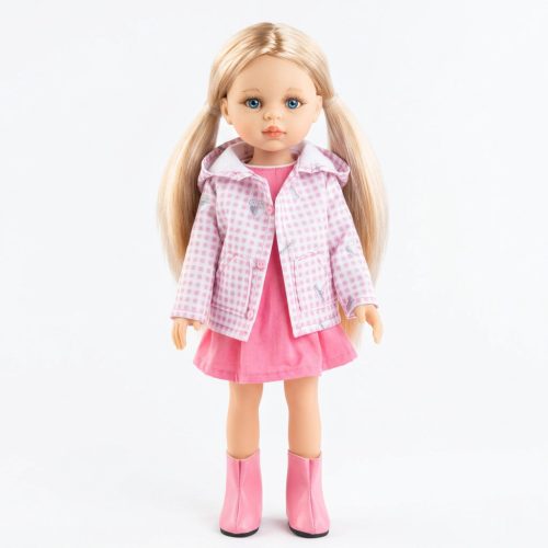 Paola Reina játék baba ruhában - Rosa rózsaszín ruhában 32 cm
