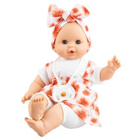 Paola Reina játék baba - Sonia pipacsos ruhában 36 cm