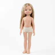 Paola Reina Manica 32 cm-es szőke hajú játékbaba fehér bugyiban