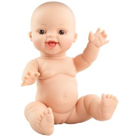   Paola Reina Los Gordis meztelen játékbaba - Európai kislány 34 cm