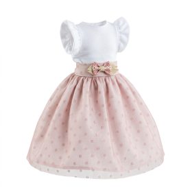 Paola Reina babaruha 32 cm-es babákhoz - Rózsaszín szívek